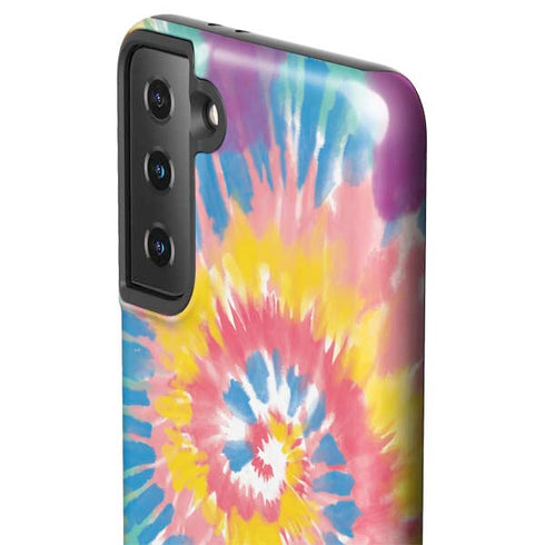 Rainbow Tie Dye Galaxy S21 FE Pro Case