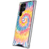 Rainbow Tie Dye Galaxy S22 Ultra Clear Case