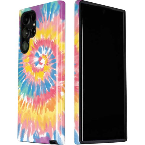 Rainbow Tie Dye Galaxy S22 Ultra Pro Case