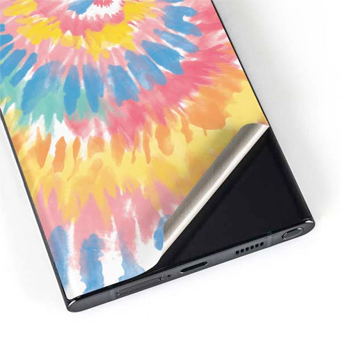 Rainbow Tie Dye Galaxy S22 Ultra Skin