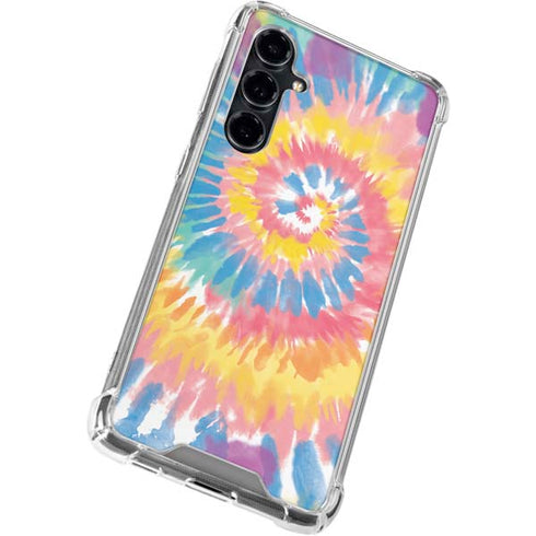 Rainbow Tie Dye Galaxy S23 FE Clear Case