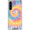Rainbow Tie Dye Galaxy S23 Plus Clear Case