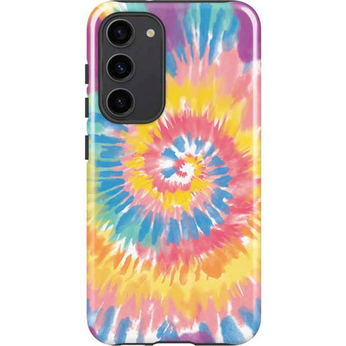Rainbow Tie Dye Galaxy S23 Plus Pro Case