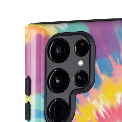 Rainbow Tie Dye Galaxy S24 Ultra Impact Case