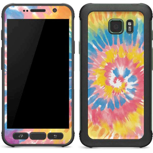 Rainbow Tie Dye Galaxy S7 Active Skin