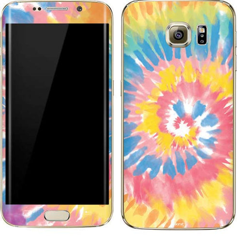 Rainbow Tie Dye Galaxy S7 Edge Skin