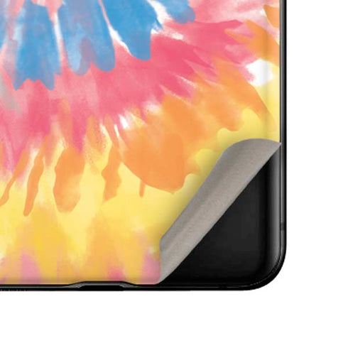 Rainbow Tie Dye Galaxy Z Flip Skin