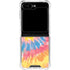 Rainbow Tie Dye Galaxy Z Flip5 5G Clear Case