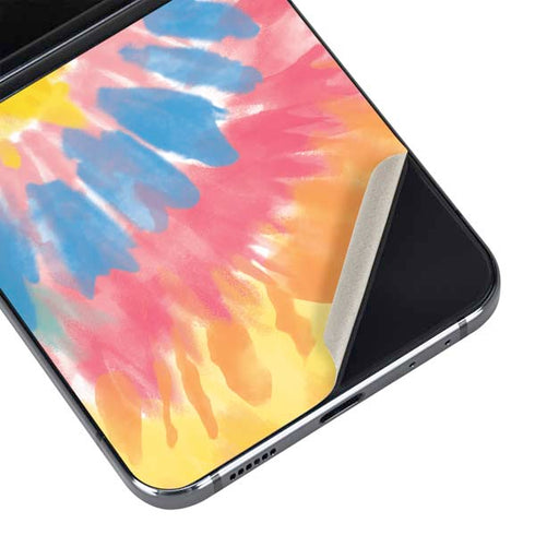 Rainbow Tie Dye Galaxy Z Flip5 5G Skin