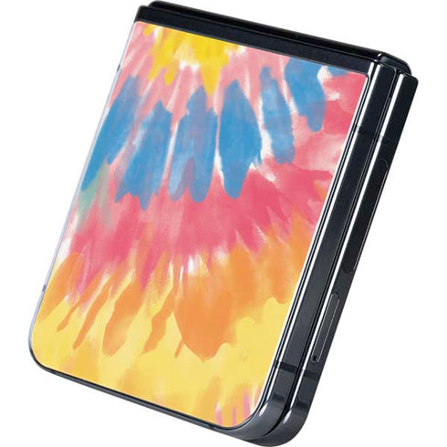 Rainbow Tie Dye Galaxy Z Flip5 5G Skin