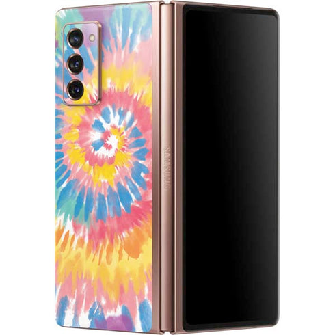Rainbow Tie Dye Galaxy Z Fold2 5G Skin