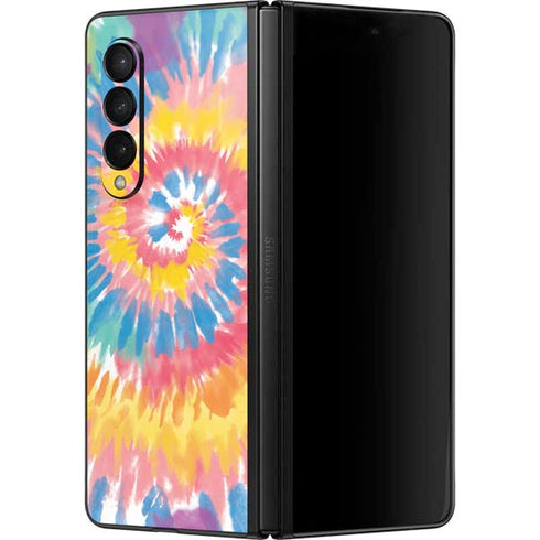 Rainbow Tie Dye Galaxy Z Fold3 5G Skin