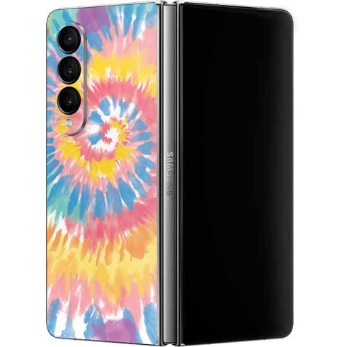 Rainbow Tie Dye Galaxy Z Fold4 5G Skin