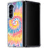 Rainbow Tie Dye Galaxy Z Fold5 5G Clear Case