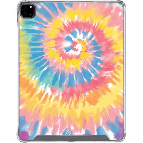 Rainbow Tie Dye iPad Pro 12.9in (2020) Clear Case