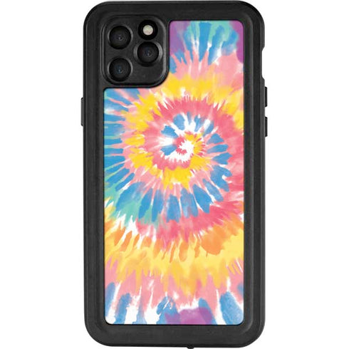 Rainbow Tie Dye iPhone 11 Pro Max Waterproof Case