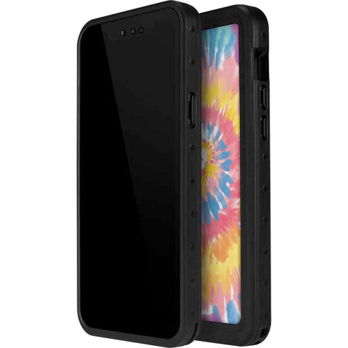 Rainbow Tie Dye iPhone 12 Mini Waterproof Case