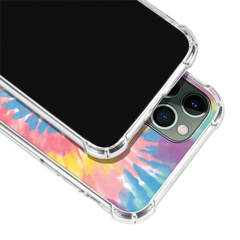 Rainbow Tie Dye iPhone 12 Pro Clear Case
