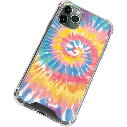 Rainbow Tie Dye iPhone 12 Pro Clear Case