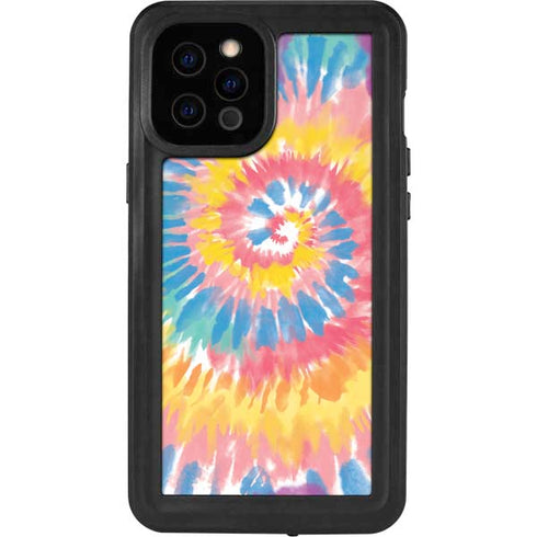 Rainbow Tie Dye iPhone 12 Pro Max Waterproof Case