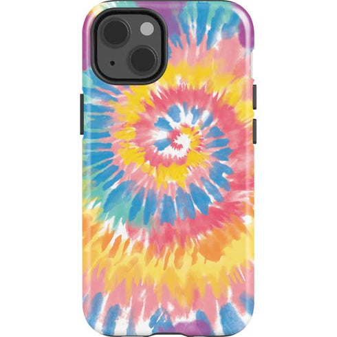 Rainbow Tie Dye iPhone 15 Impact Case