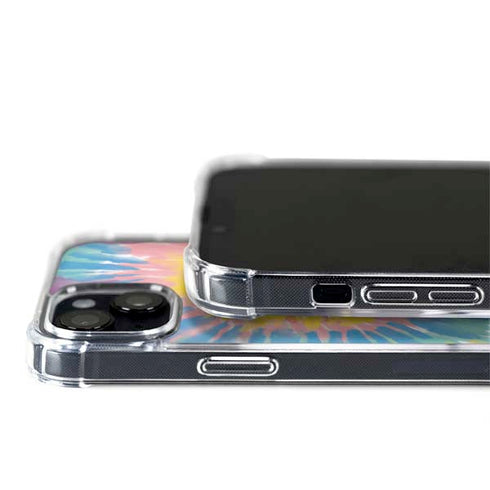 Rainbow Tie Dye iPhone 15 Plus MagSafe Case
