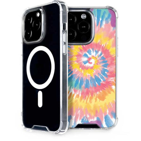 Rainbow Tie Dye iPhone 15 Pro MagSafe Case