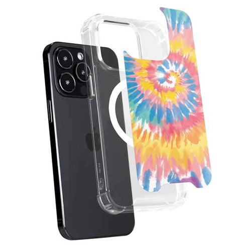 Rainbow Tie Dye iPhone 15 Pro Max MagSafe Case
