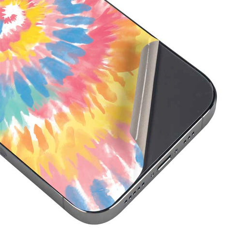 Rainbow Tie Dye iPhone 15 Pro Skin