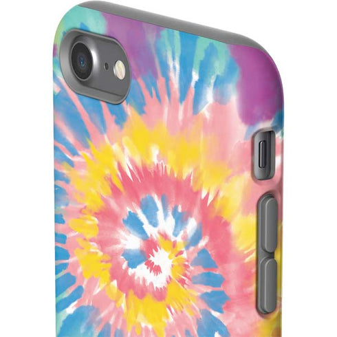 Rainbow Tie Dye iPhone SE (2nd & 3rd Gen) Pro Case