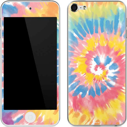 Rainbow Tie Dye Apple iPod Skin