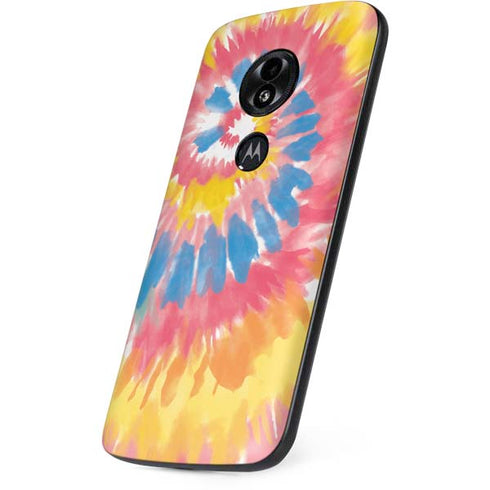 Rainbow Tie Dye Moto E5 Play Skin