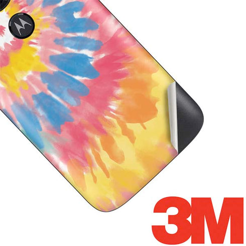 Rainbow Tie Dye Moto E5 Play Skin
