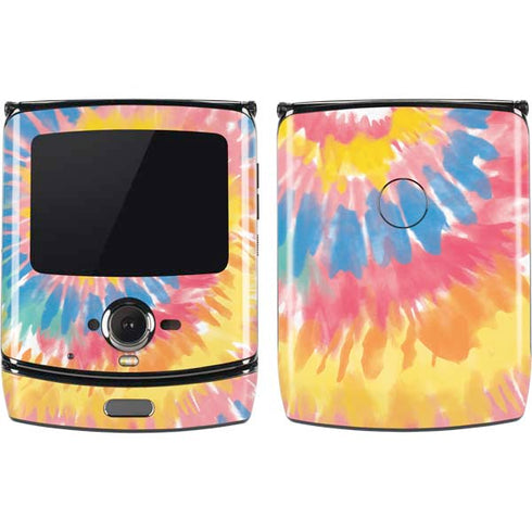 Rainbow Tie Dye Motorola RAZR Skin