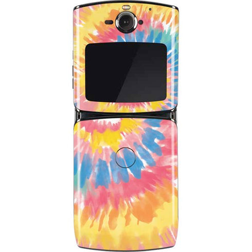 Rainbow Tie Dye Motorola RAZR Skin