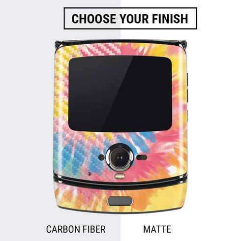 Rainbow Tie Dye Motorola RAZR Skin