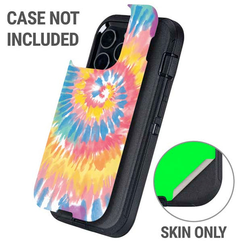 Rainbow Tie Dye Otterbox Defender iPhone Skin