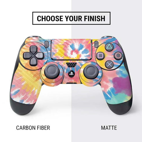 Rainbow Tie Dye PS4 Controller Skin