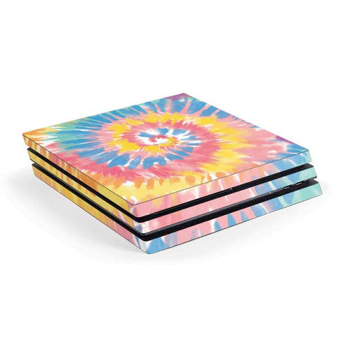 Rainbow Tie Dye PS4 Pro Console Skin
