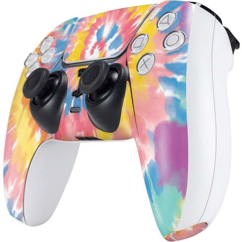 Rainbow Tie Dye PS5 Controller Skin