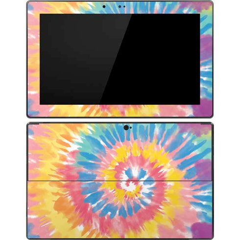 Rainbow Tie Dye Surface Pro Tablet Skin