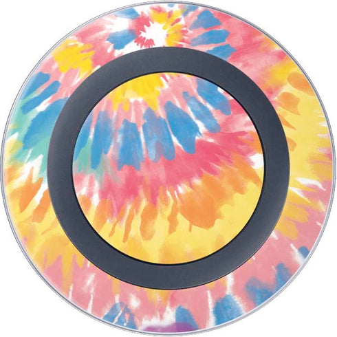 Rainbow Tie Dye Wireless Charger Skin