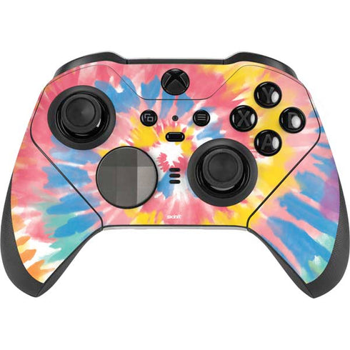 Rainbow Tie Dye Xbox Elite Wireless Controller Series 2 Skin