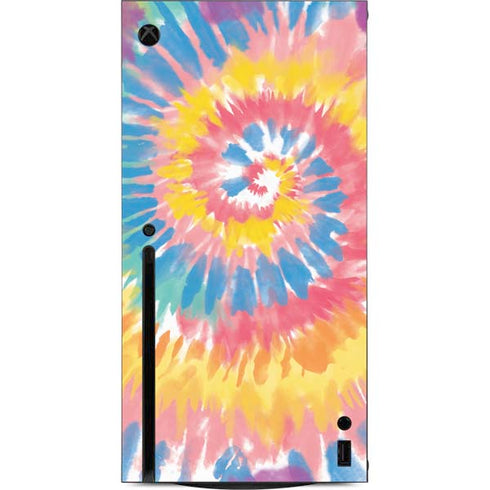 Rainbow Tie Dye Xbox Series X Console Skin
