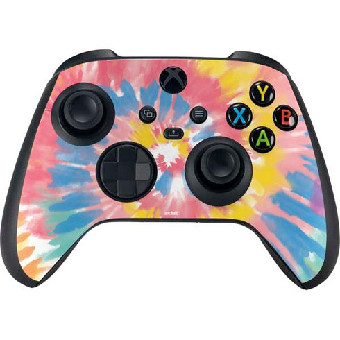 Rainbow Tie Dye Xbox Series X Controller Skin