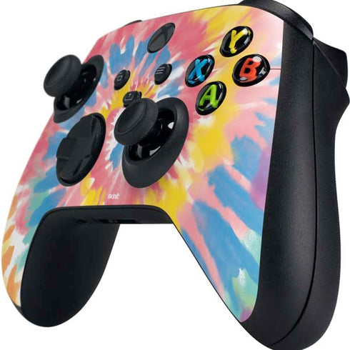 Rainbow Tie Dye Xbox Series X Controller Skin