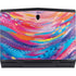 Rainbow Wave Brush Stroke by Etta Vee Dell Alienware Skin