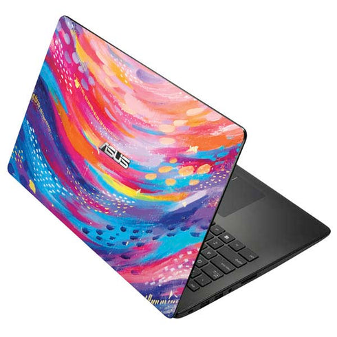 Etta Vee Rainbow Wave Brush Stroke Asus X502CA 15.6 Skin