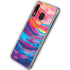 Etta Vee Rainbow Wave Brush Stroke Galaxy A20 Clear Case