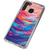 Etta Vee Rainbow Wave Brush Stroke Galaxy A21 Clear Case